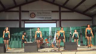 Dazzling Dynamic Baton Twirlers Porterville Fair 2011 [upl. by Amaty]