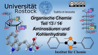 Einführung Organische Chemie Teil 13 Aminosäuren und Kohlenhydrate [upl. by Iaria640]