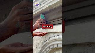 How to build decorative wall moulding part248 shorts youtubeshorts construction realdealsdha [upl. by Oznohpla699]