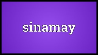 Sinamay Meaning [upl. by Ahseiyt]