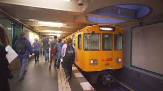 Germany Berlin UBahn ride from Wittenbergplatz to Augsburger Straße [upl. by Eisler]