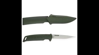 Solognac Sika 100 Grip from Decathlon a very cheap but a very sharp knife [upl. by Relyhs]