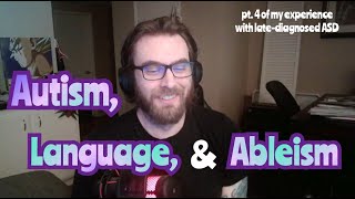 Autism Language amp Ableism [upl. by Ahtnama334]