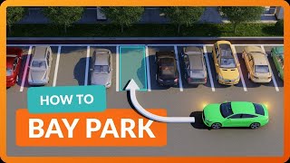 Easy Forward Bay Parking StepByStep  Driving Tips [upl. by Aley55]