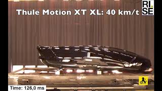 Krasjtest av takboks Thule Motion XT XL [upl. by Halle]