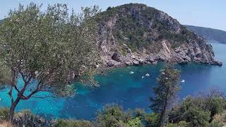 Corfu Monastery of Paleokastritsa Greece Walk through the Monastery of Corfu July 2024 WalkinGo [upl. by Araet]