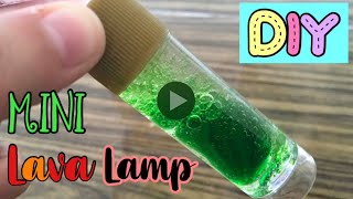 How to make a simple mini LavaLamp EASY [upl. by Ardnaid]