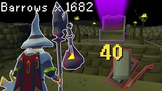 Completing Barrows With 40 Old Lockpicks [upl. by Attikin]