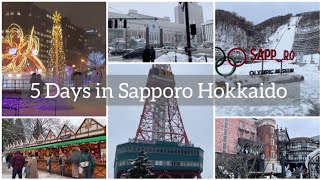 5 Days in Sapporo Hokkaido  Travel Itinerary [upl. by Mcgee553]