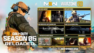 NEW MW2 Season 6 Reloaded Content Update New Weapons Maps Operators amp MORE  Modern Warfare 2 [upl. by Anahsak256]