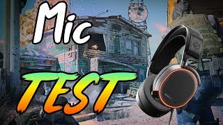 SteelSeries Arctis Pro Mic Test [upl. by Templer]