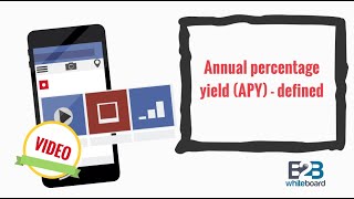 Annual percentage yield APY  defined [upl. by Eladnor]