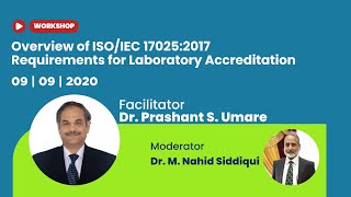 Workshop Series  Overview of ISOIEC 170252017 Requirements for Laboratory Accreditation [upl. by Assirac828]