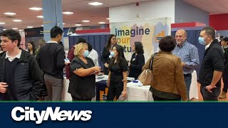 English Montreal School Boards career fair [upl. by Ignaz]