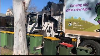 Whittlesea recycling 22DD glass truck [upl. by Modestine715]