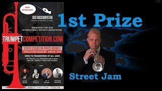 Trumpet amp percussion Street Jam 2018 [upl. by Ennagem555]