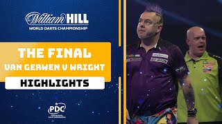 The Final Highlights  Wright v Van Gerwen  201920 World Darts Championship [upl. by Ettelrac962]