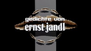 Poems of Ernst Jandl digitally remastered [upl. by Bate]