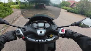 Piaggio Mp3 500 First Ride And Review Before Sale [upl. by Boyt494]