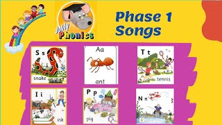 JOLLY PHONICS PHASE 1 SONGS [upl. by Shank]