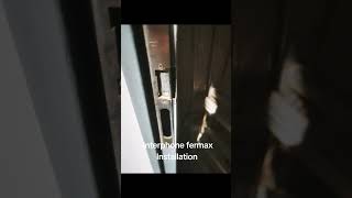 تركيب interphone fermax installation fermax [upl. by Hovey]