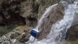 Gordale Scar Waterfall Climb North Yorkshire [upl. by Aissyla]