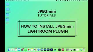 JPEGmini Tutorial How To Install The JPEGmini Lightroom Plugin [upl. by Eeimaj]