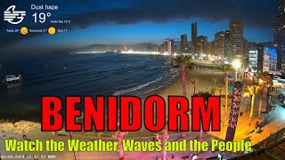 Benidorm Live Beach Cam 🇪🇸 Streamed 8th April 2024 2 [upl. by Trudie]