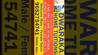 Home tuition in Begumpet and part time job in Begumpet [upl. by Oirelav92]