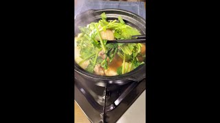 春の”セリ鍋” shorts cooking japanesefood [upl. by Keefe]