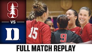 Stanford vs Duke Full Match Replay  2024 ACC Volleyball [upl. by Gault788]