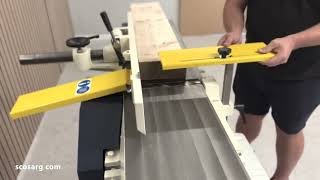 Sedgwick MBS Spiral Planer Thicknesser Walkthrough [upl. by Corty]