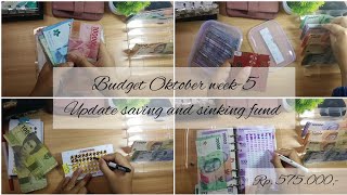 Budgeting Oktober week5  Cara mengatur budget 500k perminggu [upl. by Ellynn163]