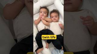 twin babies twin life baby twinmommy twins funny raisingtwins twinbabies [upl. by Yenor]