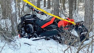 GNARLY Snowmobile FAILS amp WINS PreSeason 20212022 [upl. by Adnowal]