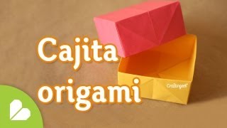 Como hacer Caja Origami BASICA y FACIL [upl. by Aeirdna]