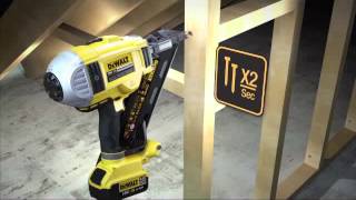 DEWALT® ESPAÑA  Clavadora sin Escobillas XR 18V DCN660D2 de DEWALT [upl. by Ayotak193]