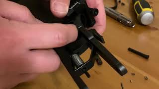 Marlin 1895G Ranger Point Precision safety delete installation [upl. by Ezeerb195]