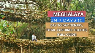 How to plan a tour to Meghalaya  Total cost incl flights  Meghalaya tour travel guide [upl. by Jemine]