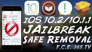 iOS 102  How to Remove The Jailbreak Safely Unjailbreak [upl. by Josi]