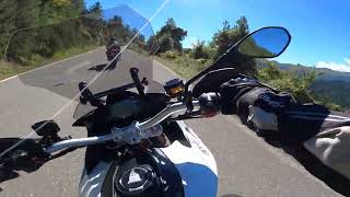 Aprilia caponord 1200 following Yamaha r6 and Yamaha thunderace 1000 [upl. by Erdah]