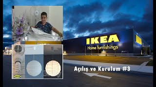 IKEA  REGOLIT Balon Avize Açılış ve Kurulum 3 [upl. by Atwood]