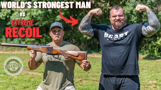 World’s Strongest Man vs World’s Strongest Recoil  ft Eddie Hall [upl. by Stonwin]