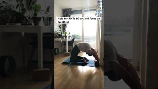 Ustraasna kapotasana camel yogapractice backflexibility spinemobility spinehealth motivation [upl. by Seen]