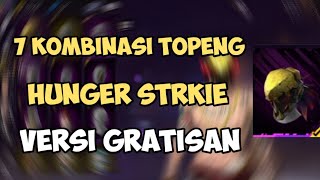 7 KOMBINASI TOPENG HUNGER STRKIE VERSI GRATISAN FREE FIRE INDONESIA [upl. by Khosrow454]