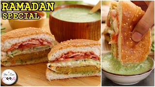 Karachi Famous Street Food ❗ Anday wala burger Recipe by YES I CAN COOK [upl. by Aramat]