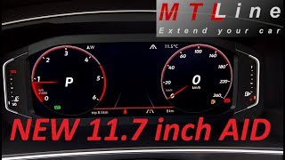 VW Tiguan 2 MY2019 – graphics change options on new 117 inch Active Info Display [upl. by Rezzani]