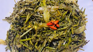 Therme thoppuTherme Soppu Palya in Kannada Fiddlehead Fern Fry Coorg SpecialRecipeತೆರ್ಮೆ ತೊಪ್ಪು [upl. by Cirdec]