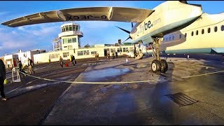 FLYBE Dash8 Q400 Trip Report NewcastleSouthampton [upl. by Divad]