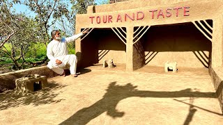 New Mud Kitchen Ready Primitive Kitchen  Mubarak Ali Tour And Taste [upl. by Narud]